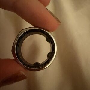 Oura Ring Gen3 Heritage - Silver - Size 8 - Smart Ring